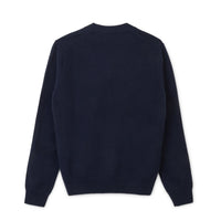 CDG SHIRT FOREVER / FZ-N105-PER-2 / MENS CARDIGAN V-neck Navy