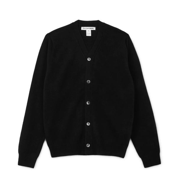 CDG Shirt Forever - Men's Cardigan V-neck - Black