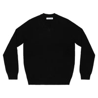 CDG Shirt Forever - Men's Sweater V-neck - Black