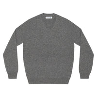 CDG Shirt Forever - Men's Sweater V-neck - Gray