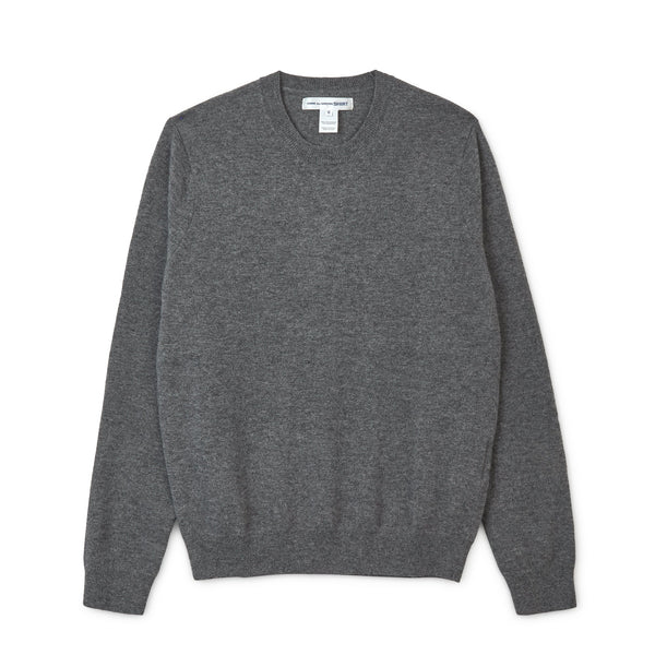 CDG SHIRT FOREVER / FZ-N108-PER-3 / MENS PULLOVER Crew Neck Grey