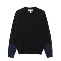 CDG Shirt Forever - Men's Sweater Crew neck - Black/Navy