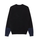 CDG Shirt Forever - Men's Sweater Crew neck - Black/Navy