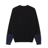 CDG Shirt Forever - Men's Sweater Crew neck - Black/Navy