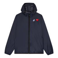 PLAY CDG x K-WAY UNISEX JACKET Claude Full Zip - Dunkel Blau