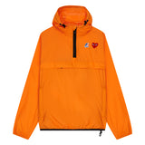 PLAY CDG x K-WAY UNISEX JACKET Leon Half Zip - Orange