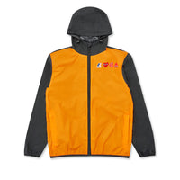 PLAY CDG x K-WAY UNISEX JACKET Claude Full Zip - Orange Black