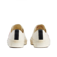 Comme des Garçons x CONVERSE Chuck Taylor'70 PLAY  / Low Top / Cremeweiß