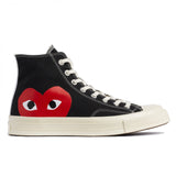 PLAY Comme des Garçons x CONVERSE ChuckTaylor'70 / High Top / Black