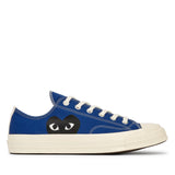 PLAY Comme des Garçons x CONVERSE ChuckTaylor'70 / Low Top / Blue