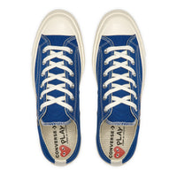 PLAY Comme des Garçons x CONVERSE ChuckTaylor'70 / Low Top / Blue
