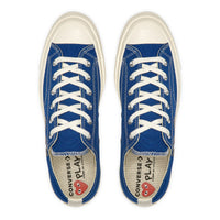 PLAY Comme des Garçons x CONVERSE ChuckTaylor'70 / Low Top / Blue