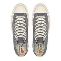 PLAY Comme des Garçons x CONVERSE ChuckTaylor'70 / High Top / Grey