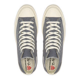 PLAY Comme des Garçons x CONVERSE ChuckTaylor'70 / High Top / Grey