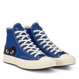 PLAY Comme des Garçons x CONVERSE ChuckTaylor'70 / High Top / Blue