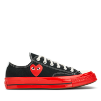 CDG PLAY x CONVERSE Chuck Taylor'70 Red Sole / Low Top / Schwarz