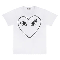 T-Shirt Tshirt Tee rotes Herz red heart logo emblem patch Comme des Garcons Commes des Garcon Comme de Garcons Comme de Garcon Comm des Garcons