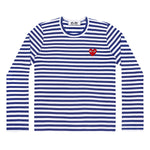 Langarm￼a we shirt Longsleeve manche longue rotes Herz red heart logo emblem patch Comme des Garcons Commes des Garcon Comme de Garcons Comme de Garcon Comm des Garcons
