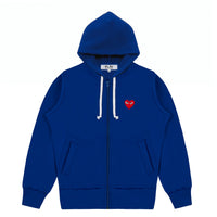 Kapuzenpulli Kaputzenpulli Hoodie hoody sweatshirt sweater capuche Kaputzenjacke rotes Herz red heart logo emblem patch Comme des Garcons Commes des Garcon Comme de Garcons Comme de Garcon Comm des Garcons