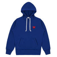 Kapuzenpulli Kaputzenpulli Hoodie hoody sweatshirt sweater capuche Kaputzenjacke rotes Herz red heart logo emblem patch Comme des Garcons Commes des Garcon Comme de Garcons Comme de Garcon Comm des Garcons