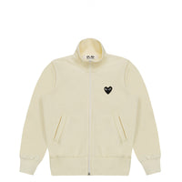 trainings jacke track jacket trackjacket zipjacke reißverschluss pulli sweatshirt sweater Jacke tracksuit rotes Herz red heart logo emblem patch Comme des Garcons Commes des Garcon Comme de Garcons Comme de Garcon Comm des Garcons