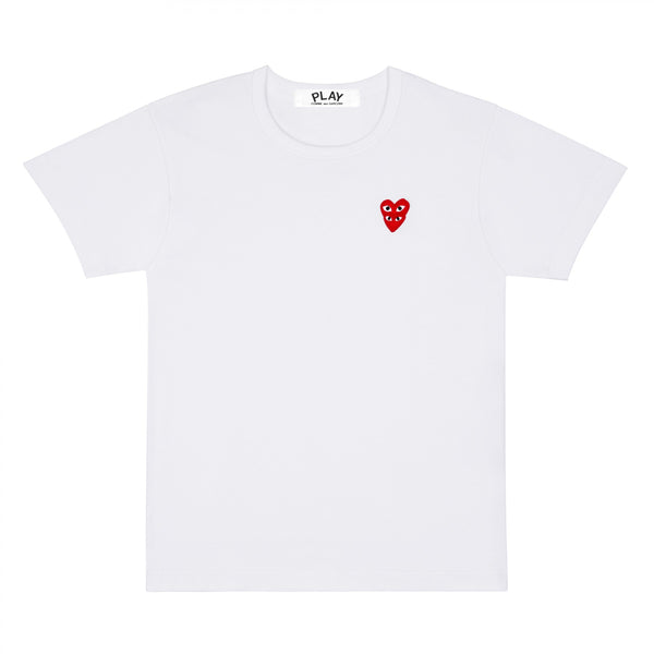 T-Shirt Tshirt Tee rotes Herz red heart logo emblem patch Comme des Garcons Commes des Garcon Comme de Garcons Comme de Garcon Comm des Garcons