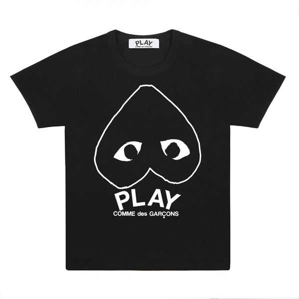 Play Comme des Garçons Print T-Shirt - Black / White