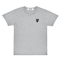PLAY Comme des Garçons T-SHIRT GREY "FAMILY GUYS" BLACK HEART