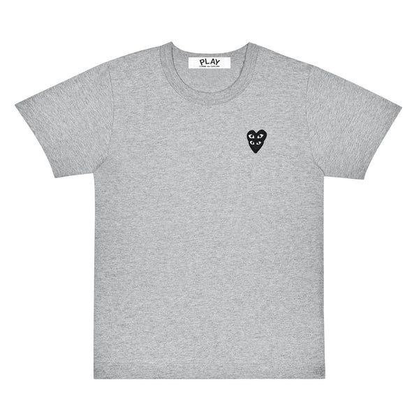 PLAY Comme des Garçons T-SHIRT GREY "FAMILY GUYS" BLACK HEART