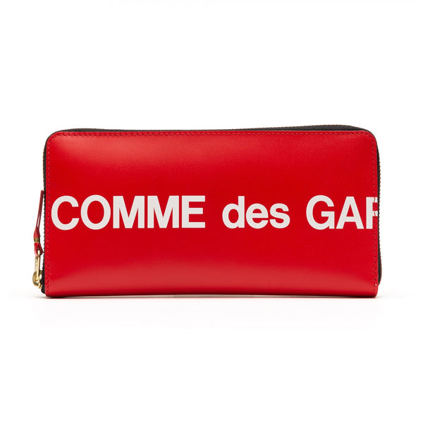 CDG Huge Logo Wallet - Red / SA0110HL