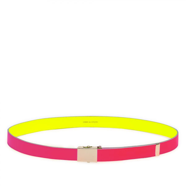 CDG Super Fluo Belt - Pink/Yellow / SA0910SF