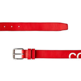 CDG Huge Logo Belt - Red / SA0911HL