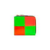 CDG Fluo Squares Wallet - Green/Orange / SA3100FS