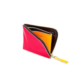 CDG Super Fluo Wallet - Pink/Yellow / SA3100SF
