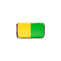 CDG Fluo Squares Wallet - Green/Yellow / SA410XFS