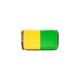 CDG Fluo Squares Wallet - Green/Yellow / SA410XFS