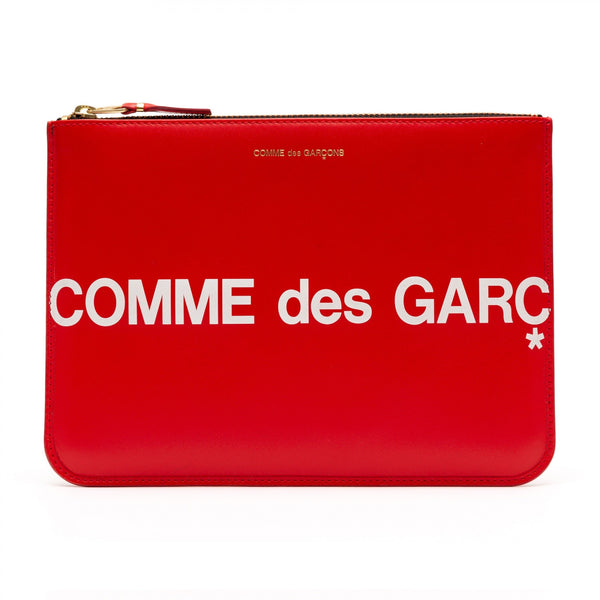 CDG Huge Logo Wallet - Red / SA5100HL