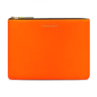 CDG Super Fluo Wallet - Light Orange/Pink / SA5100SF