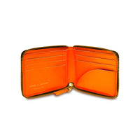 CDG Fluo Squares Wallet - Light Orange/Pink / SA7110FS