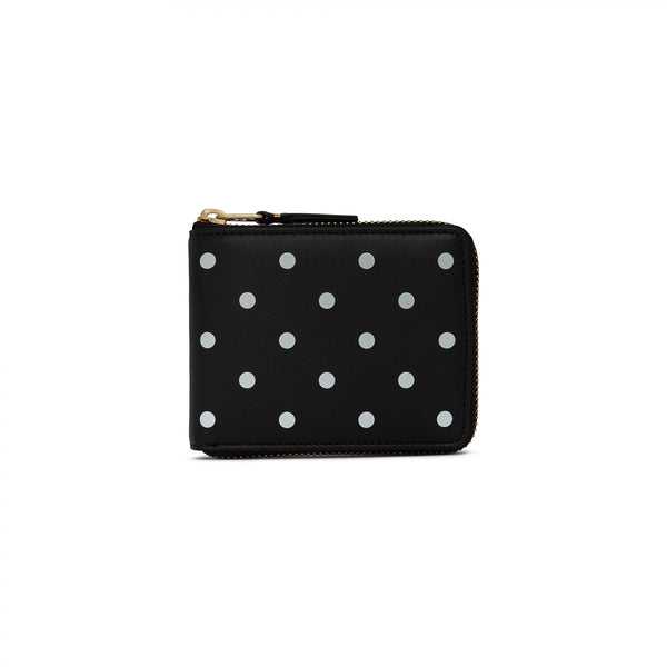 CDG Polka Dot Wallet - Black / SA7100PD