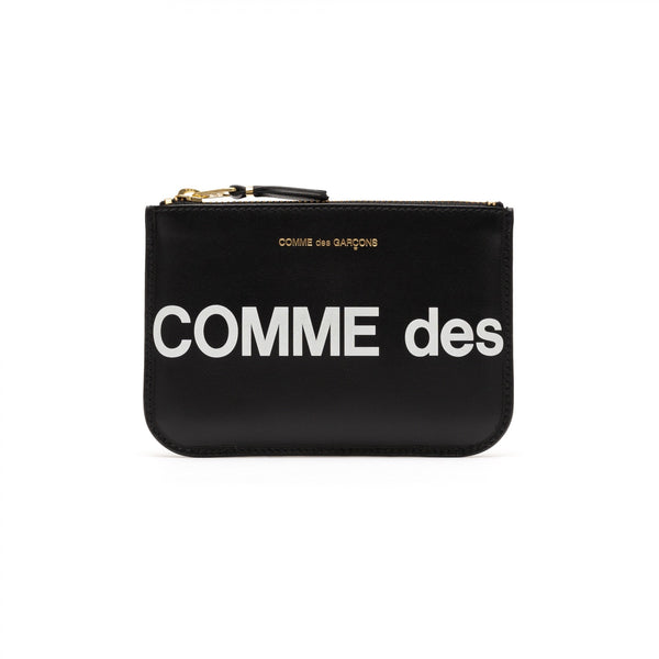 CDG Huge Logo Wallet - Black / SA8100HL