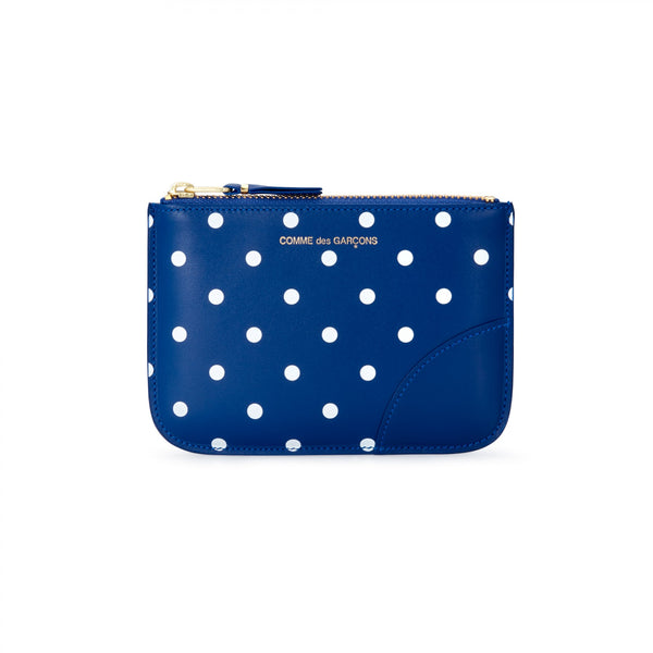 CDG Polka Dot Wallet - Blue / SA8100PD