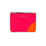 CDG Super Fluo Wallet - Pink/Yellow / SA8100SF