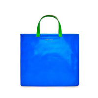 CDG Super Fluo Tote Bag - Blue/Orange / SA9000SF