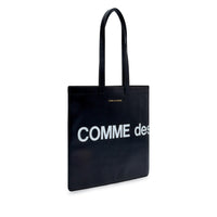 CDG Huge Logo Tote Bag - Black / SA9001HL