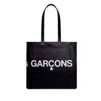 CDG Huge Logo Tote Bag - Black / SA9001HL