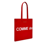 CDG Huge Logo Tote Bag - Red / SA9001HL