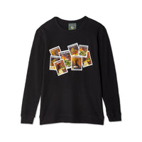SKY HIGH FARM / SHF02T102-1 / UNISEX DENIM TEARS PRINT LS WAFFLE TEE